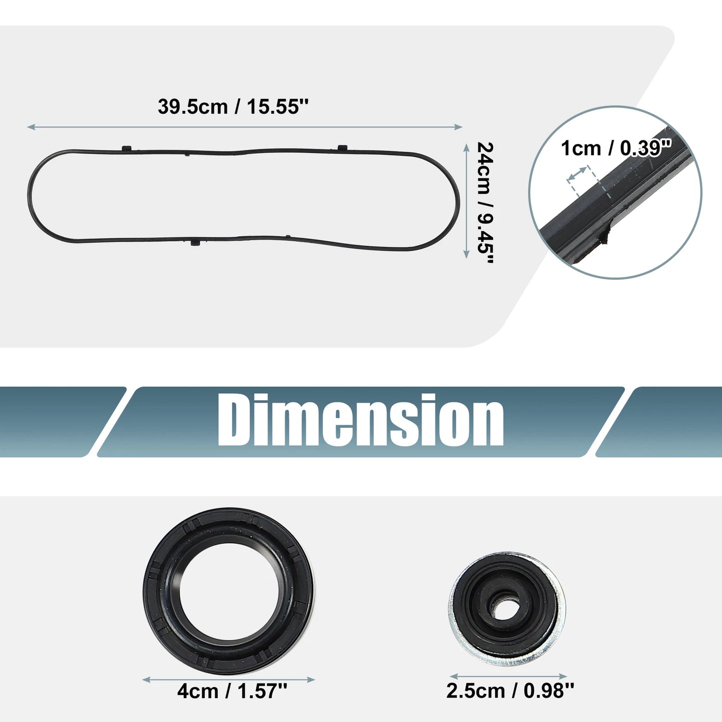 Valve Cover Gasket Set VS50607R for Acura MDX 3.5L V6 (2003 - 2006)