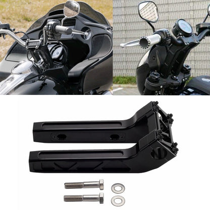 10" Tall Pullback Riser for Harley Dyna FXD FXDB FLHR FLSL FXBB FXBR (2006-2023)