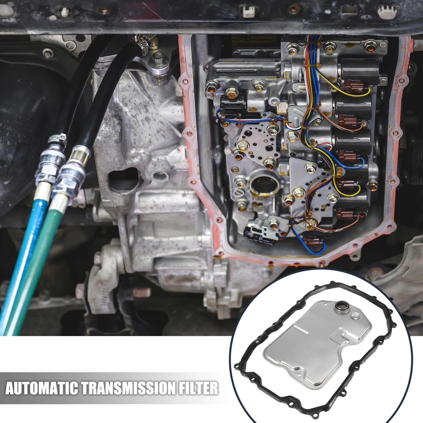 Automatic Transmission Filter Oil Pan Gasket Kit for Porsche Cayenne