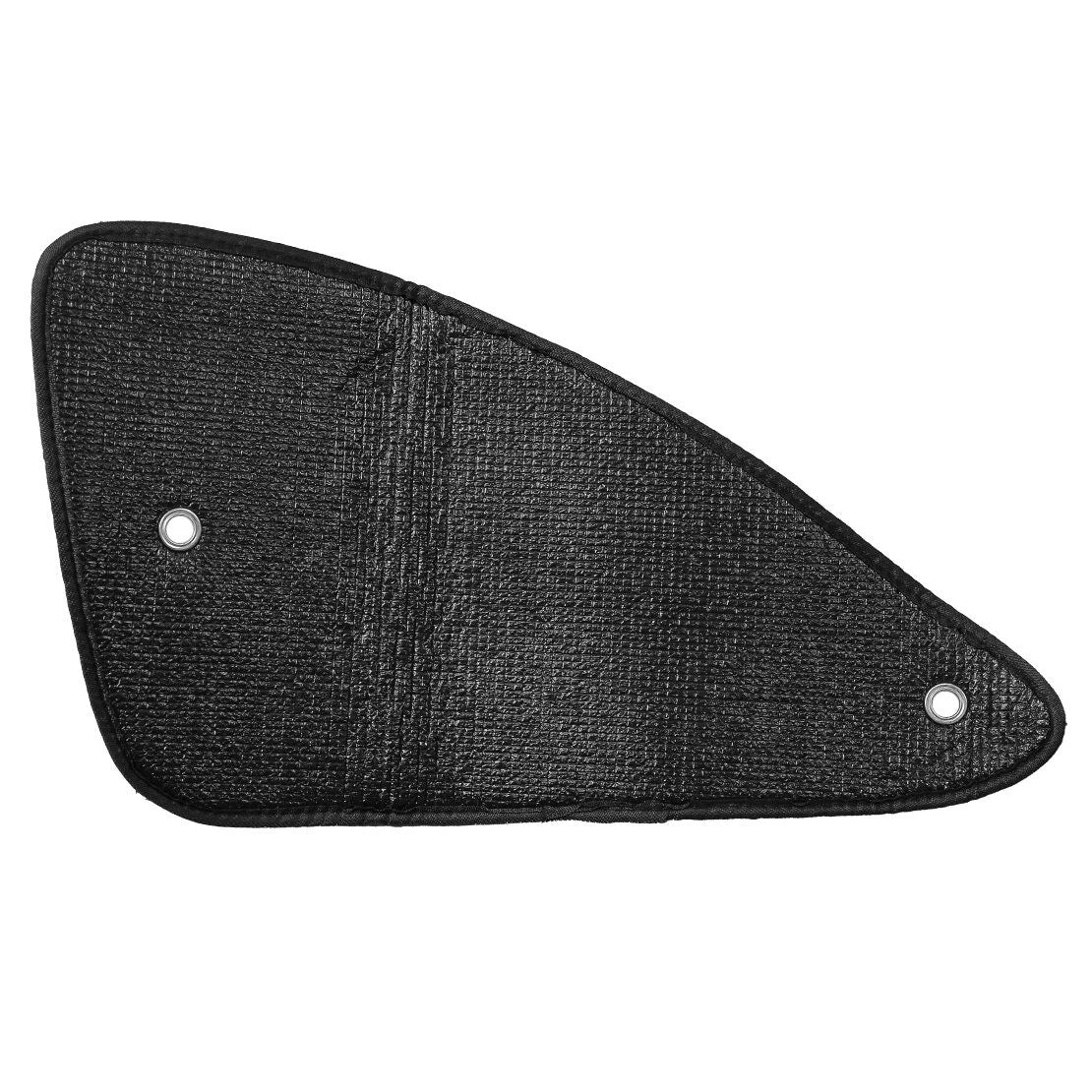 Side Window Sun Visor for Toyota Highlander (2014-2019) Black Silver