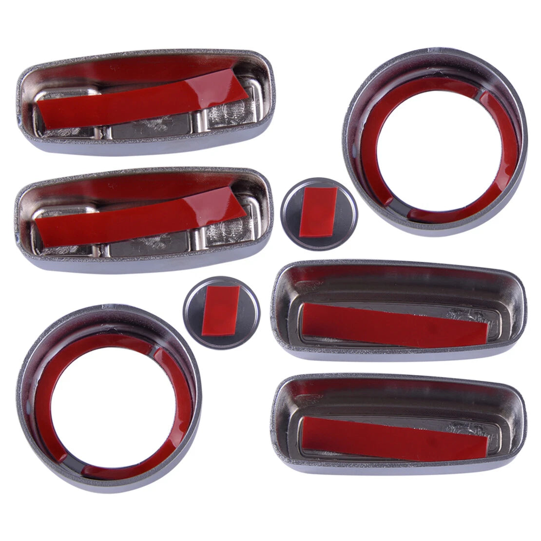 8 x Seat Adjustment Switch Button Cover Trim for Land Rover Discovery (2017-2023)