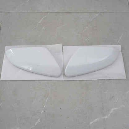 Left & Right Rearview Mirror Cap Covers White for Honda Civic (2016-2020)