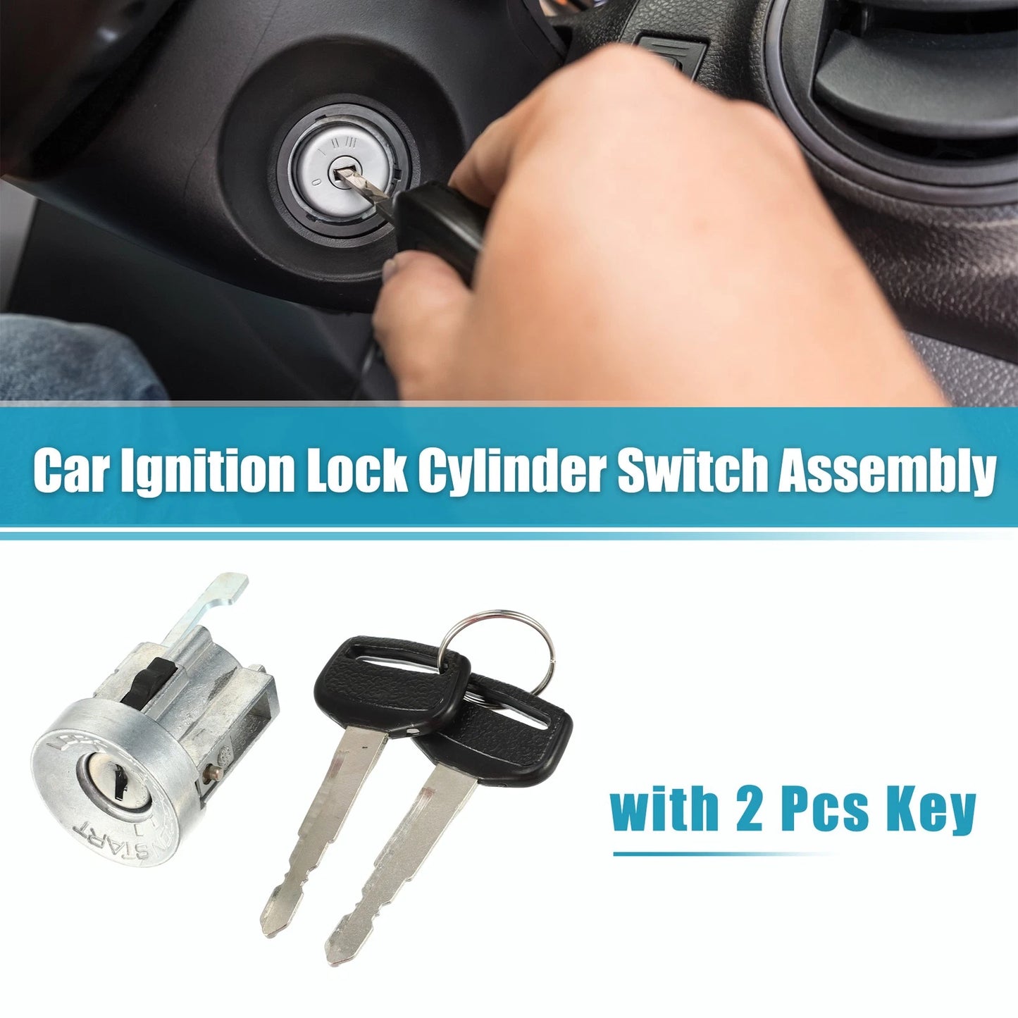 Ignition Lock Cylinder Switch Assembly with Keys for Isuzu Amigo (1989-1994)