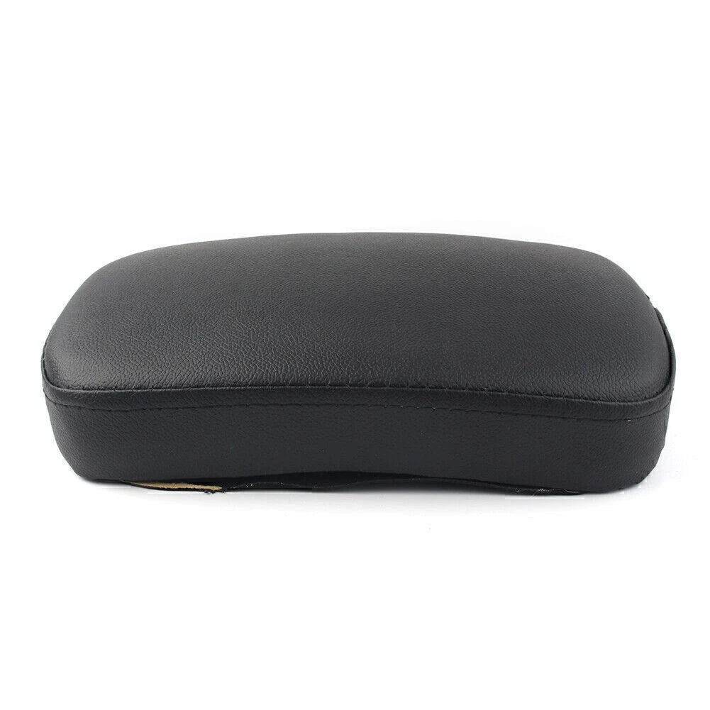 Rear Passenger Pillion Pad Seat with 6 Suction Cups for Harley Bobber Chopper