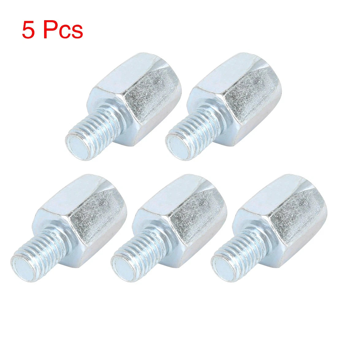 Rearview Mirrors Adapter 5pcs 8mm for Motorcycle Bike