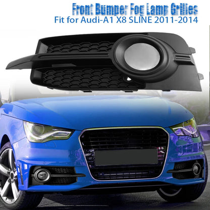 Left Bumper Fog Light Grille Cover for AUDI A1 8X S-Line (2010-2014)