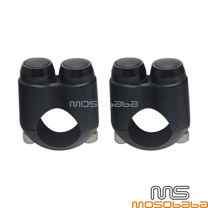 1" Black Handlebar Switches Button Control for Yamaha RD125/250 XS1100 (1973-1980)
