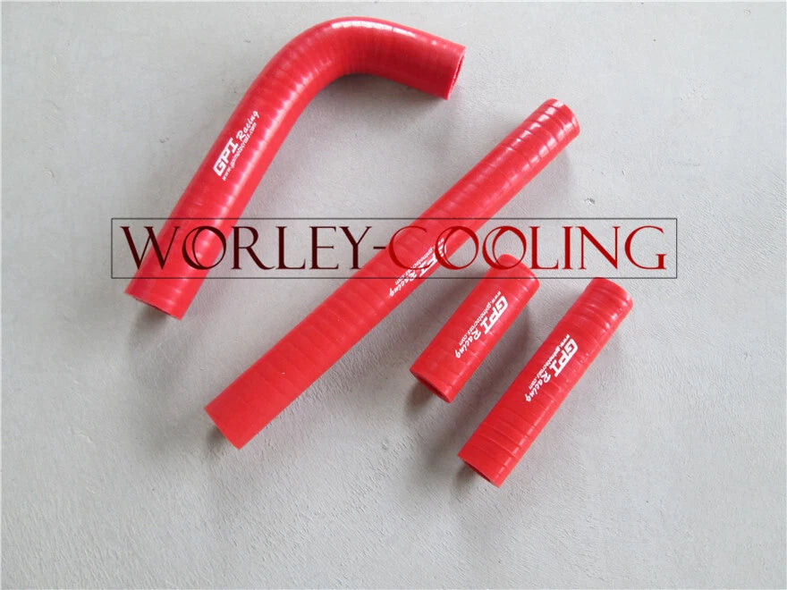 RED Silicone Radiator Hose for YAMAHA YZ400F & WR400F (1998-2000)