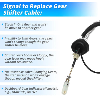 Auto Trans Gear Shift Cable for Dodge Dart (2013-2016)