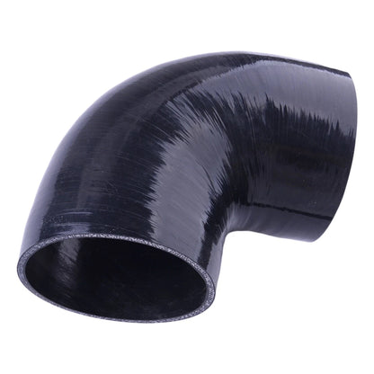3" Black 90 Degree Silicone Elbow Hose for Car Radiator (Fits Various Models)