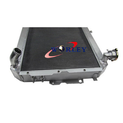 Aluminum Radiator + Fans for Toyota Landcruiser 60 Series FJ60 FJ61 FJ62 (1980-1990)