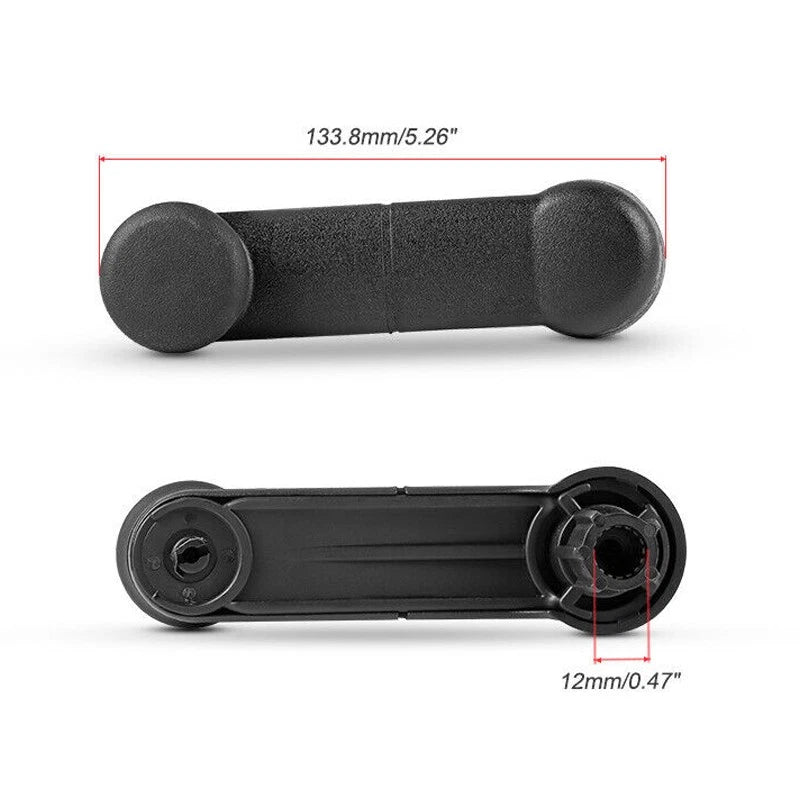 2 x Inside Manual Window Crank Handles for Ford F150 F250 F350 (1997-2003)