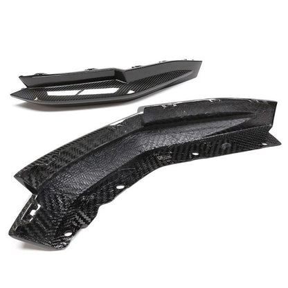 Dry Carbon Fiber Rear Bumper Side Splitter Extension Replace for BMW M3 G80