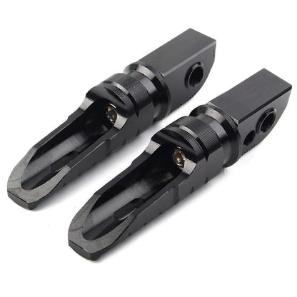 Black Aluminum  Rear Footrests for Street Scrambler 900 T100 T120 (2016-2023)