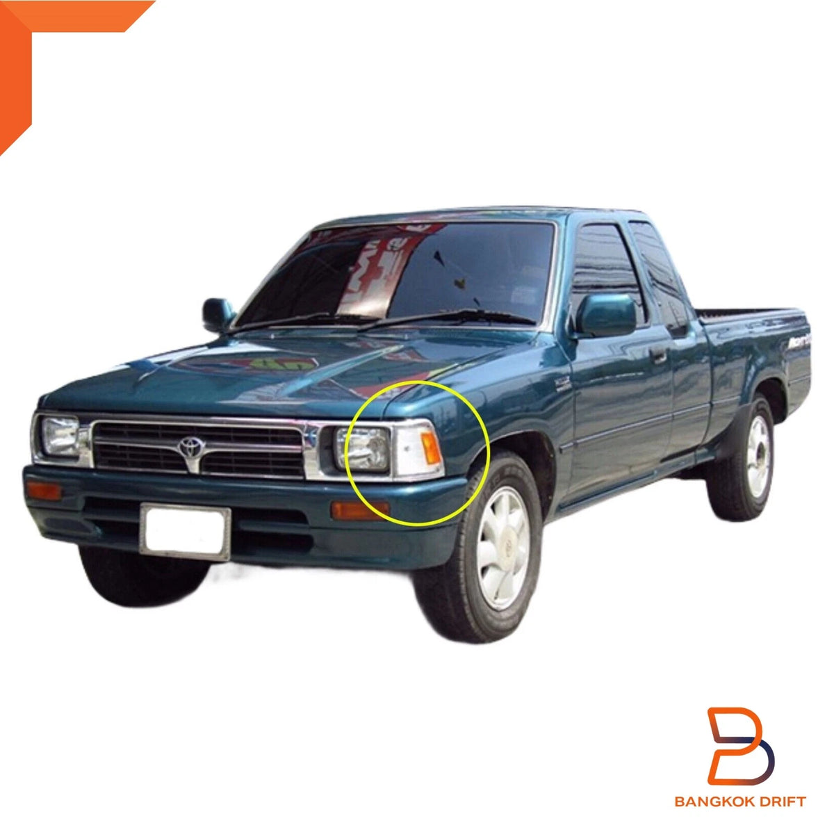 Amber Turn Indicator Light Blinker Lamp for Toyota Hilux Ute (1988-2005)