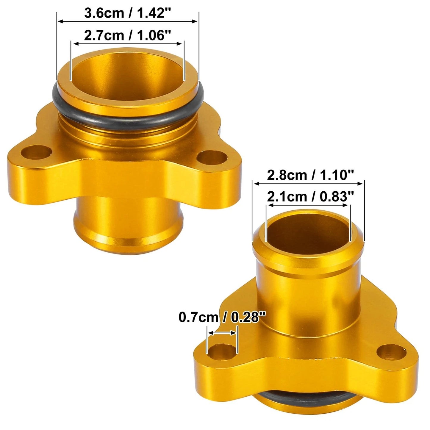 Water Hose Fitting Set for BMW 325i 335i 525i 528i (2006-2013)