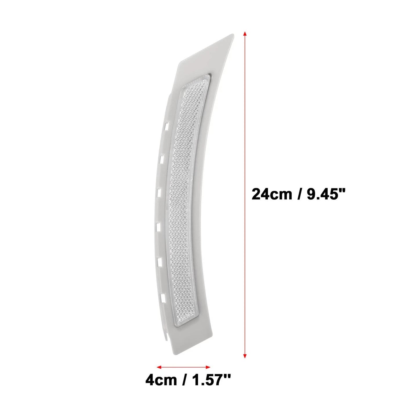 Front Bumper Reflector for BMW 5 Series LCI (2011-2017) - 2 x White Lights