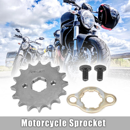 16T 20mm Front Engine Sprocket Titanium Tone for Motorcycle ATV UTV