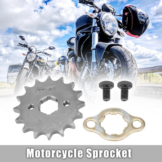 16T 20mm Front Engine Sprocket Titanium Tone for Motorcycle ATV UTV