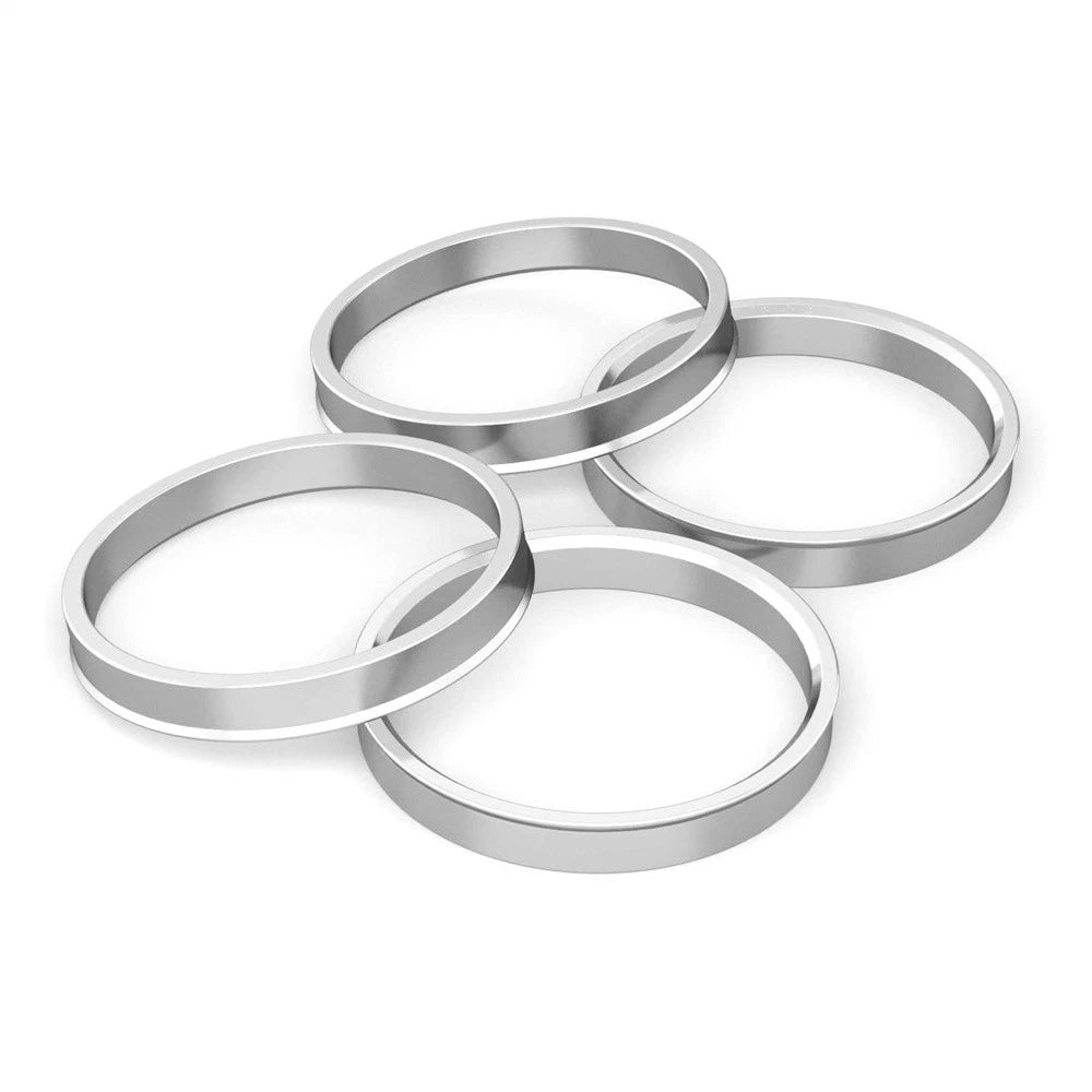 4 x 73.1 to 56.1 mm Aluminium Alloy Hub Centric Rings for Car Wheel Spacer