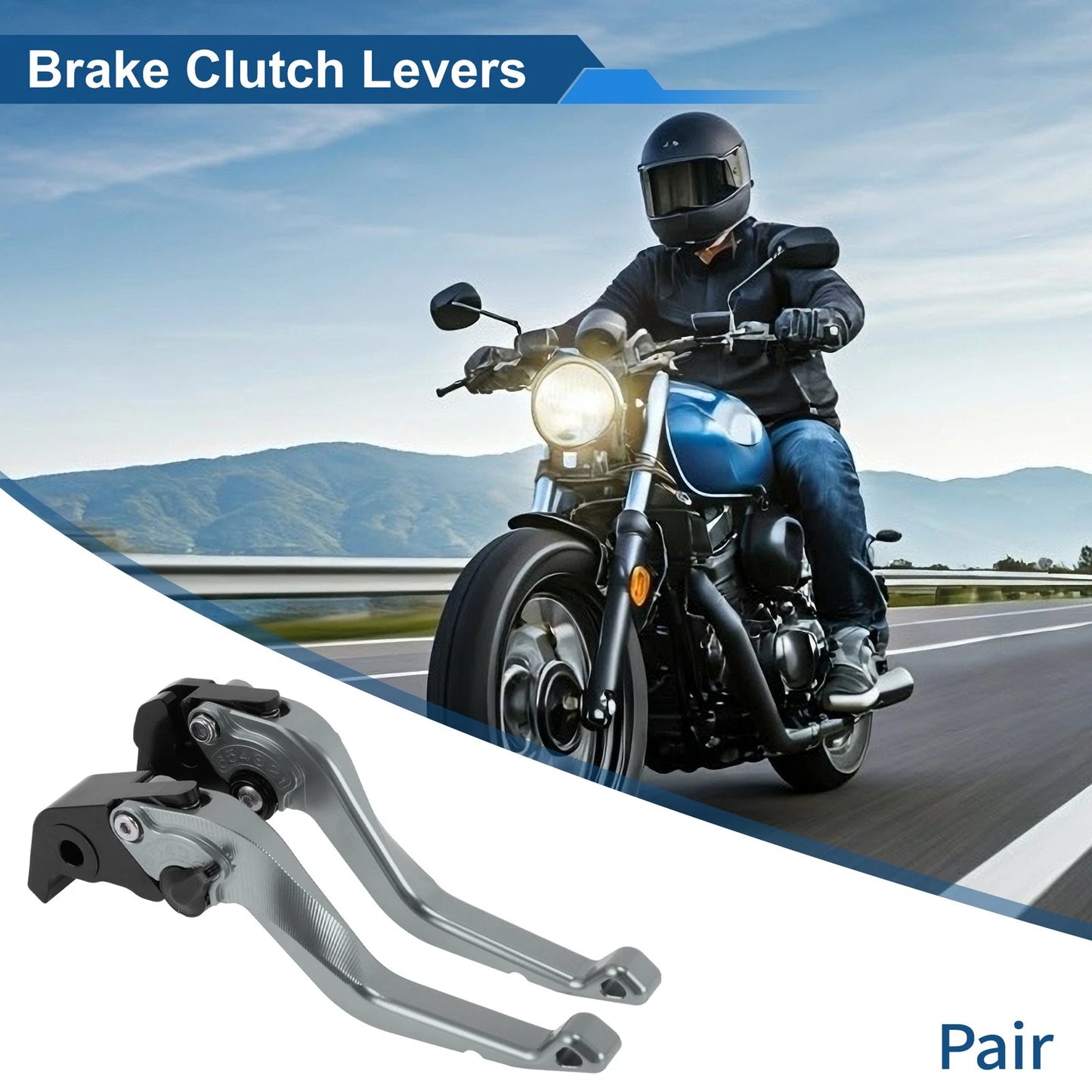 Short Brake Clutch Levers 1 pair for Yamaha YZF-R1 (2009–2014)