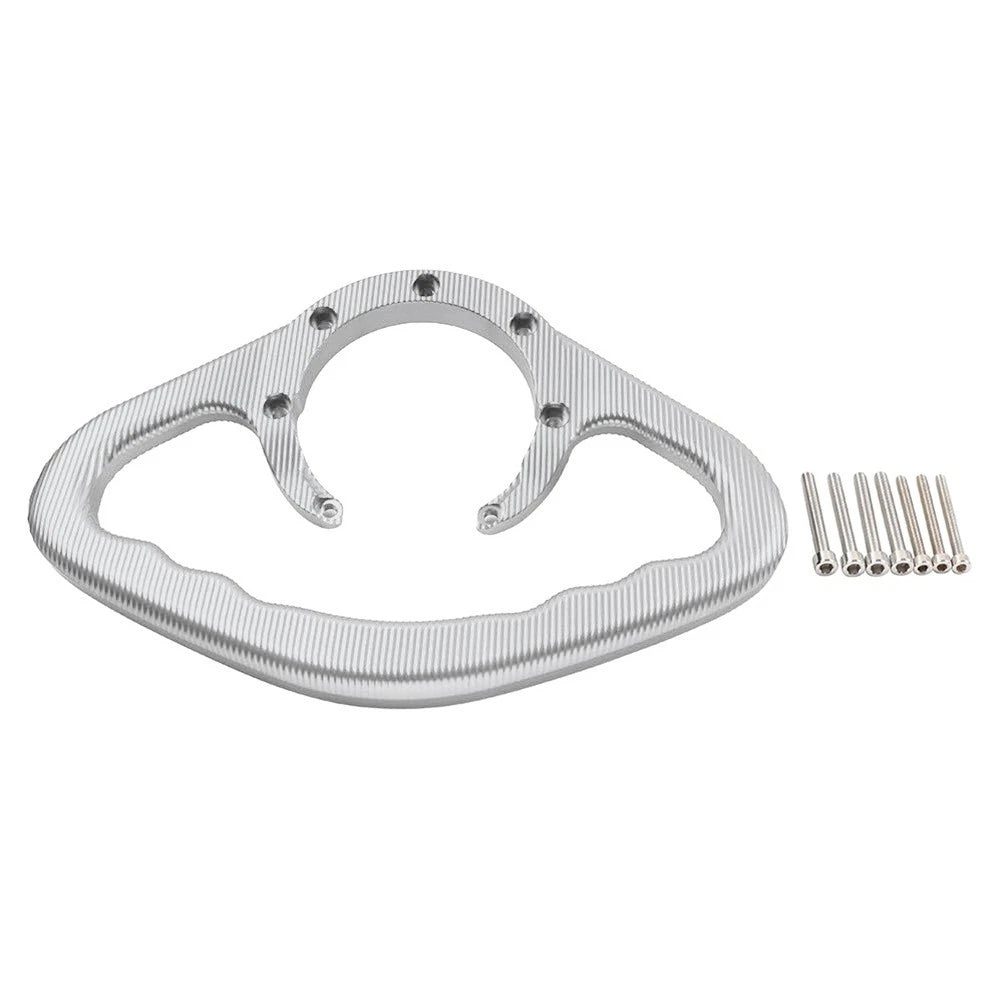 CNC Silver Hand Grip Tank Grab Handles for Honda Motorcycle