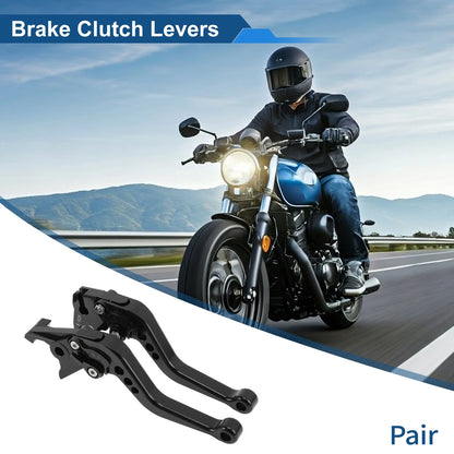 Levers 1 Pair Adjustable Short Brake Clutch Levers for Kawasaki ZX-10R (2004–2005)