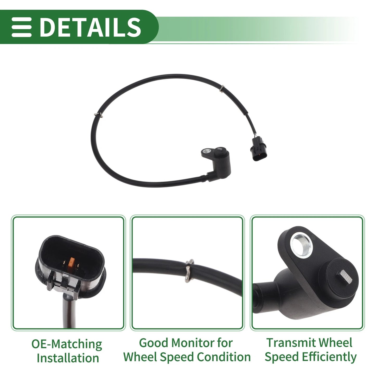 ABS Wheel Speed Sensor for Mitsubishi Montero (1995-2000)