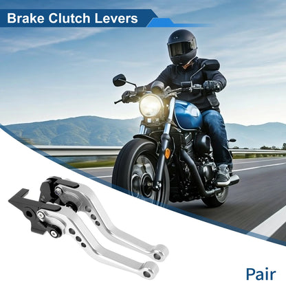 1 pair Short Brake Clutch Levers for Yamaha MT-10/FZ-10 (2017–2021)