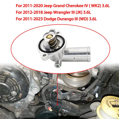 Thermostat Housing for Jeep Wrangler JK 3.6L & Dodge Durango (2012-2018)