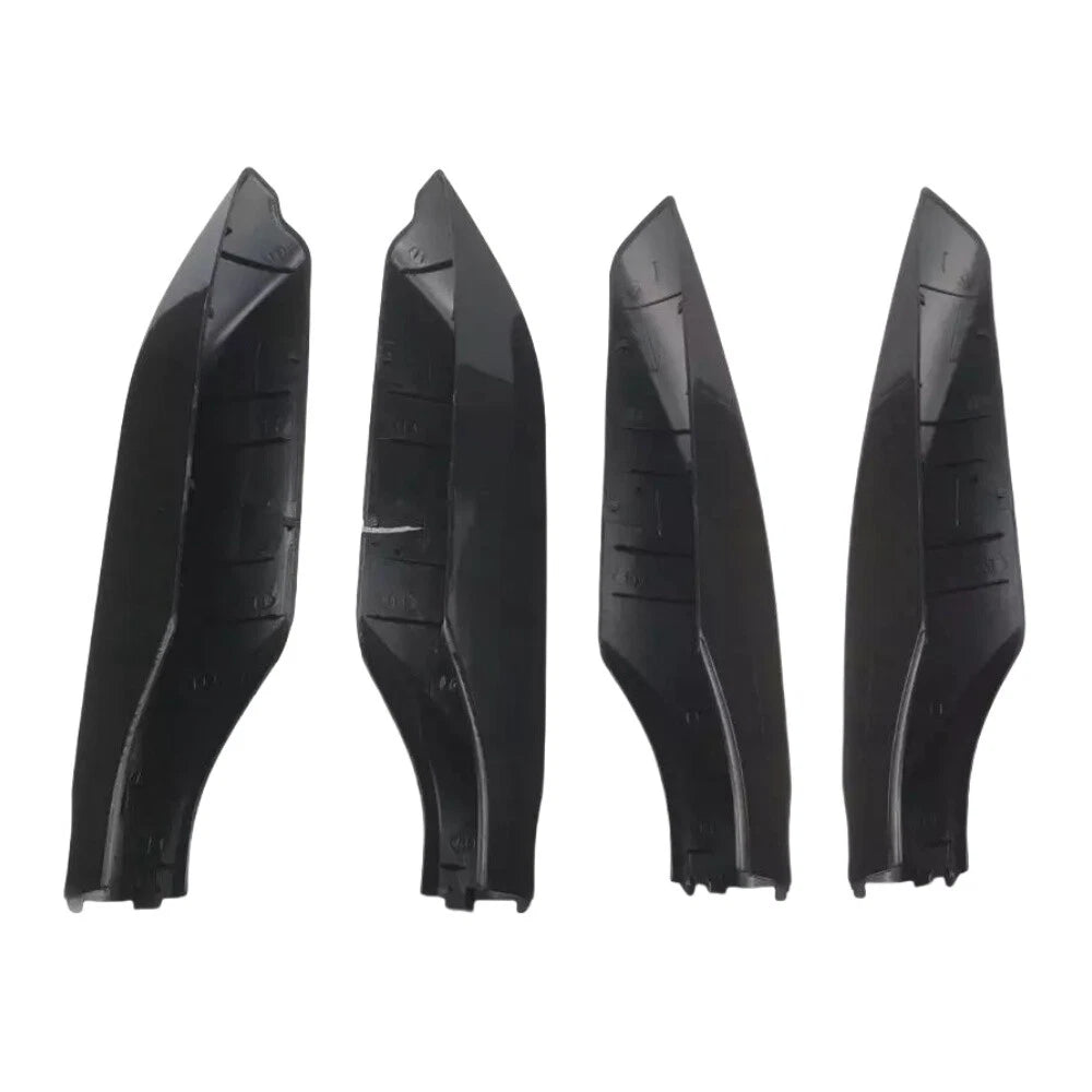 4 x Glossy Black Roof Rack Rail End Cover Caps for Toyota Prado (2010-2018)