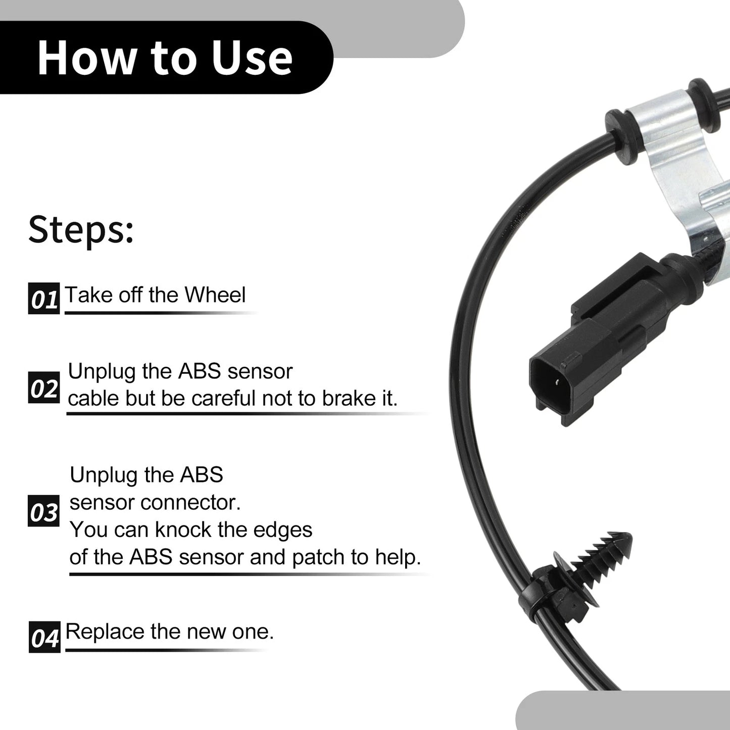 ABS Wheel Speed Sensor for Ford Edge (2011)