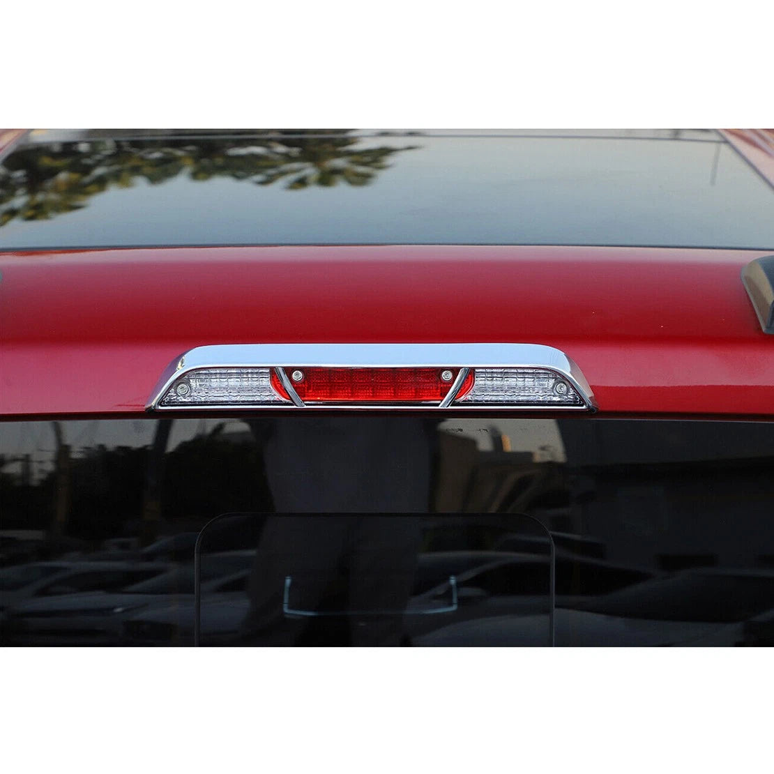 Chrome Rear Third Brake Light Frame Cover for Ford F-150 (2021-2022)