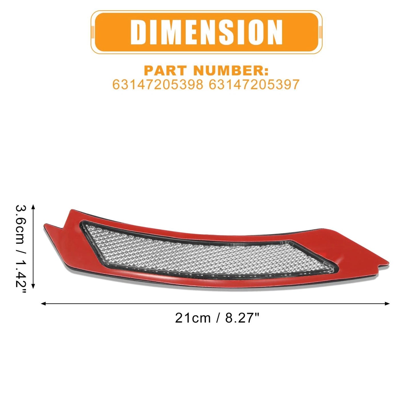Bumper Reflector Side Marker for BMW 328i (2009-2012)