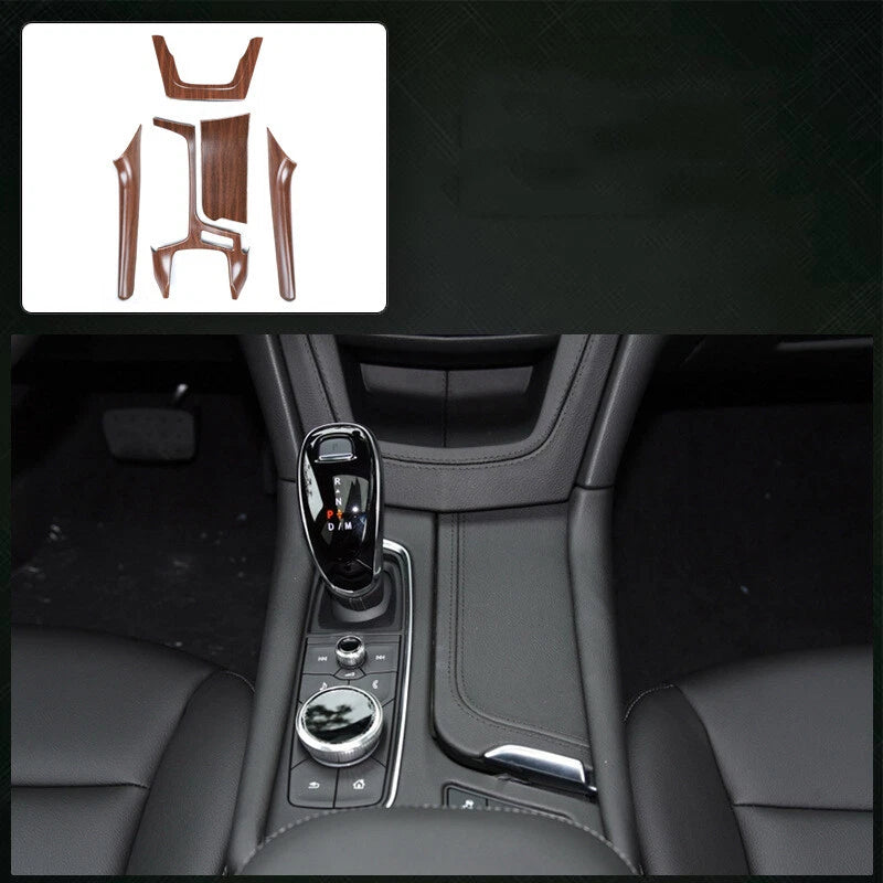 Wood Grain Interior Kit Full Set Car Trim Covers for Cadillac XT5 (2017–2019)