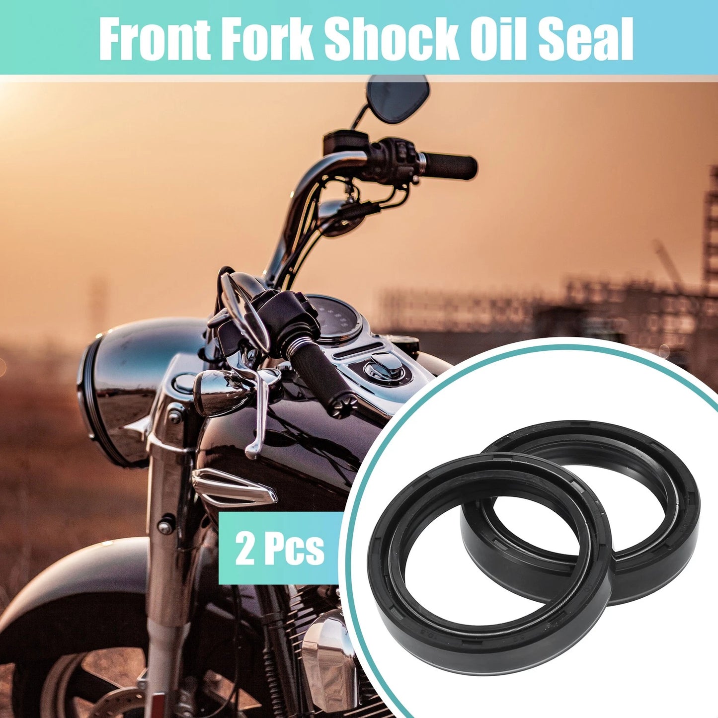 Oil Seal 2 x 40mmx52mm Front Fork Shock Oil Seal for Aprilia RS125 (1992–2010)