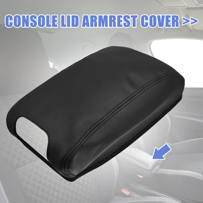 Microfiber Leather Center Console Armrest Cover for Jeep Wrangler (2007-2018)