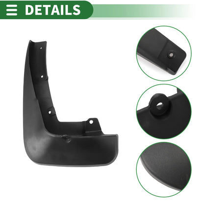Mud Flaps & Splash Guards Front & Rear for Infiniti FX35 (2004 - 2008)