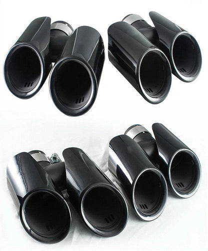 2 x Exhaust Muffler Pipe for Porsche Macan 2.0T Base (2014-2018)