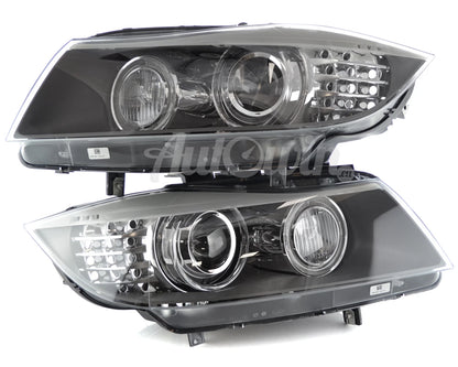 Bi-Xenon Adaptive Headlights for BMW 3 Series E90 LCI (2007-2013) - Genuine Pair