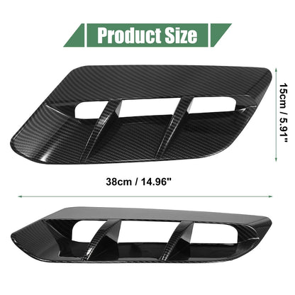 Hood Air Vent Cover Carbon Fiber Pattern for Dodge Challenger (2015-2020)