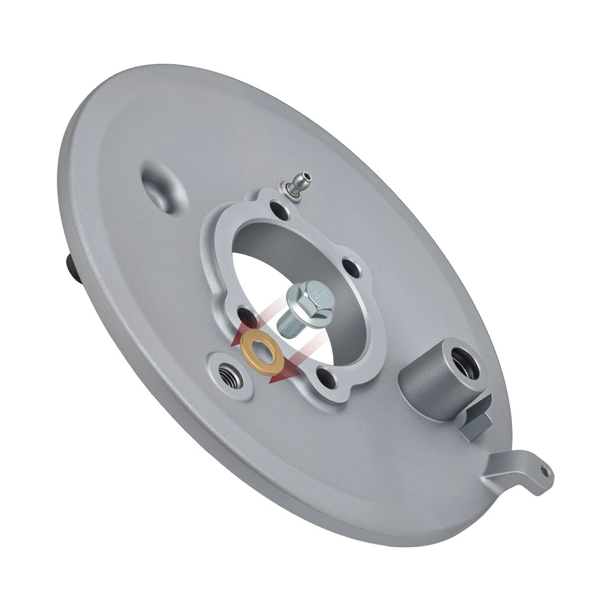 Rear Brake Drum Plate for Yamaha Kodiak 400 Big Bear 350 (1996–1999)