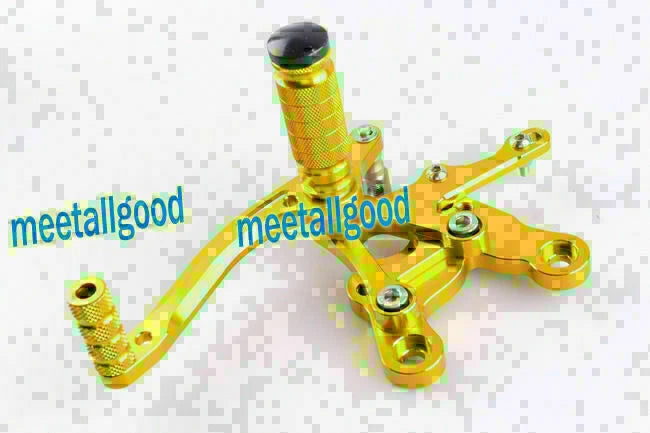 Gold Aluminum Rearsets for Honda CBR900 1993-1999 - 2 x Foot Rest Pegs