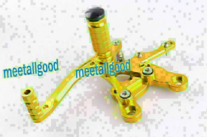 Gold Aluminum Rearsets for Honda CBR900 1993-1999 - 2 x Foot Rest Pegs