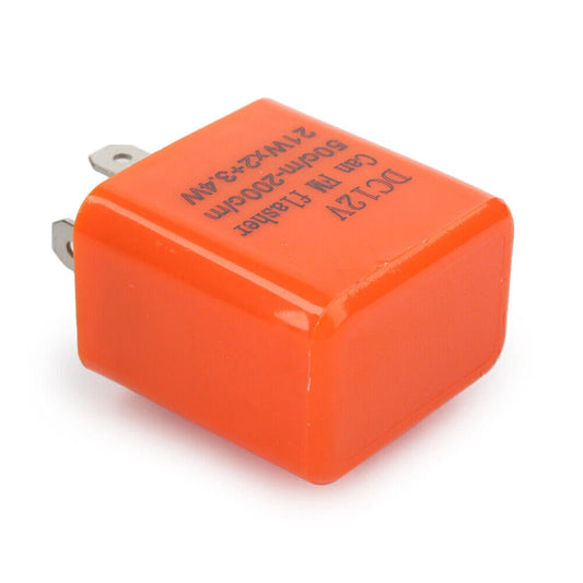 2 x 2-Pin Adjustable LED Flasher Relay for Turn Signal Blinker Light