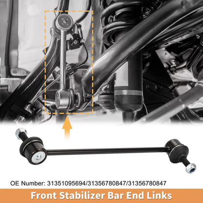 2 x Front Stabiliser Sway Bar Links for BMW 3 Series (1998-2007)