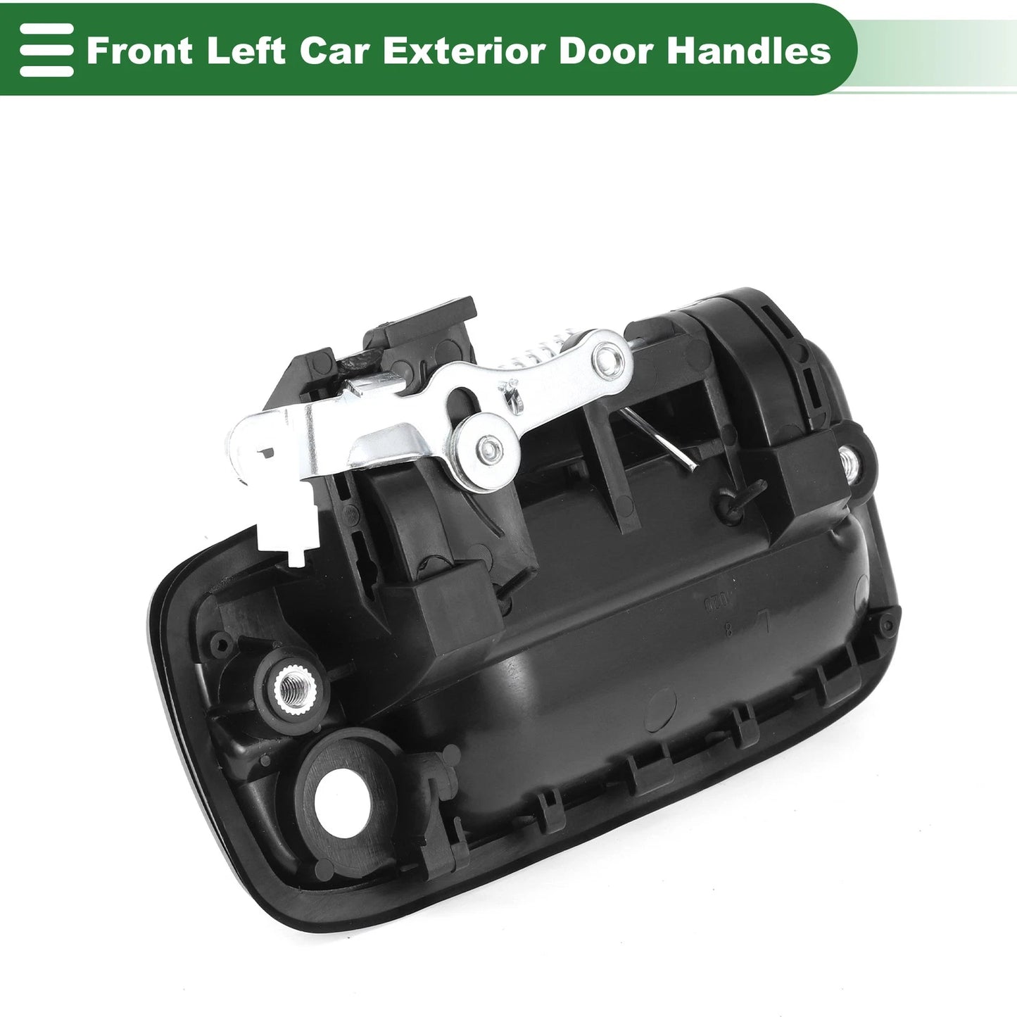 Gloss Black Front Left Door Handle for Toyota Tacoma (2005-2023)
