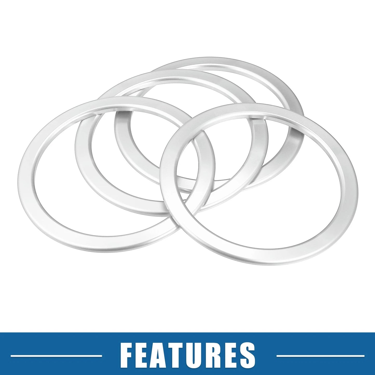 AC Air Vent Outlet Cover Ring Trim for Toyota Tundra (2014-2021) - 4 pcs