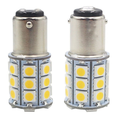27-SMD BA15D Interior Lamp Bulbs for Marine Boat (1004, 1076, 1142)