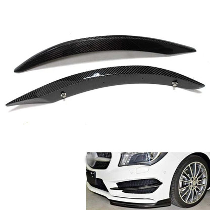 REAL Carbon Fiber Front Bumper Side Canards for Benz CLA W117 C117 2013-2015